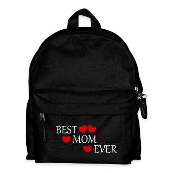 Muttertags Geschenk Mutter Muttertag Geschenkidee - Kinder Rucksack - Schwarz - Vorne