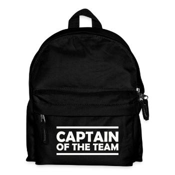 Kapitän der Mannschaft - Kinder Rucksack - Schwarz - Vorne