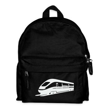 Train Silhouette - Kids' Backpack - black - Front