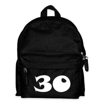 30 - Kinder Rucksack - Schwarz - Vorne