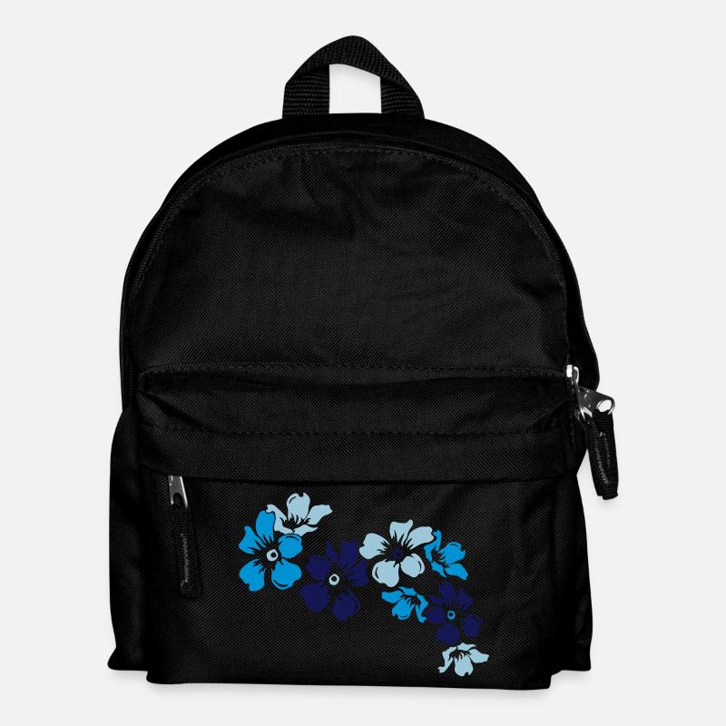 flowers - Kids' Backpack - black