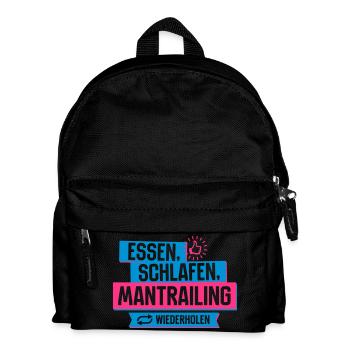 Hobby Mantrailing - Kinder Rucksack - Schwarz - Vorne