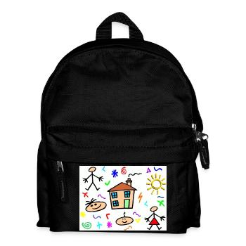 DESSIN ENFANTS - Sac à dos Enfant - noir - Devant