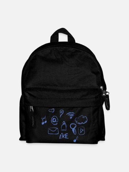 Social media - Kids' Backpack - black
