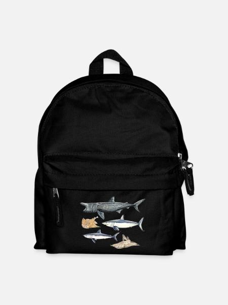 Requins - Requins - Requins - Sac à dos Enfant - noir