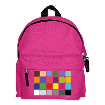 ColorChecker - Kids' Backpack - fuchsia - Front