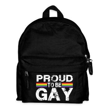 Proud To Be Gay - Kids' Backpack - black - Front