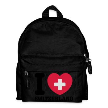 switzerland - Kids' Backpack - black - Front