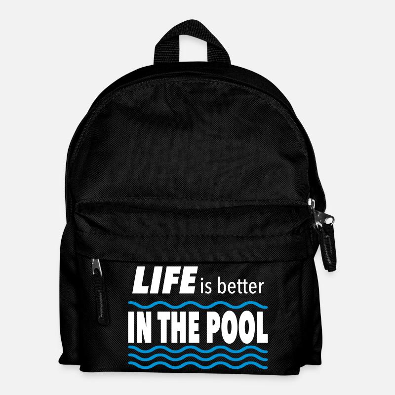 swimming pool - Kids' Backpack - black