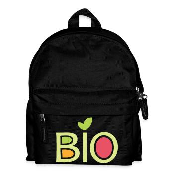Bio Team Company Club Friends Fruits Food Vegan - Kids' Backpack - black - Front