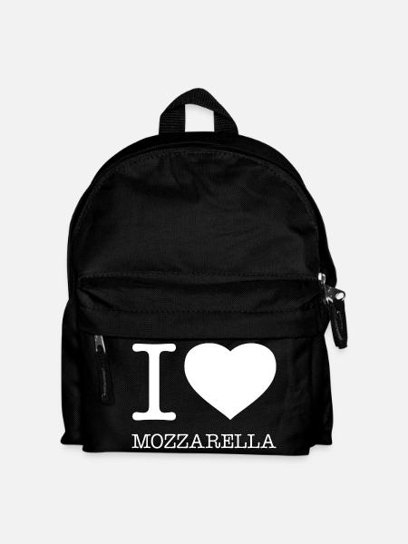J’ADORE LA MOZZARELLA - Sac à dos Enfant - noir