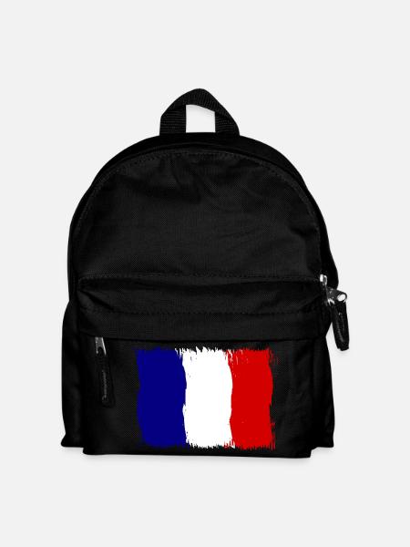France, français - Sac à dos Enfant - noir