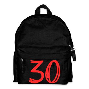 30 JAHRE. 30-JÄHRIGES JUBILÄUM. GEBURTSTAG 30 JAHRE. 30 - Kinder Rucksack - Schwarz - Vorne