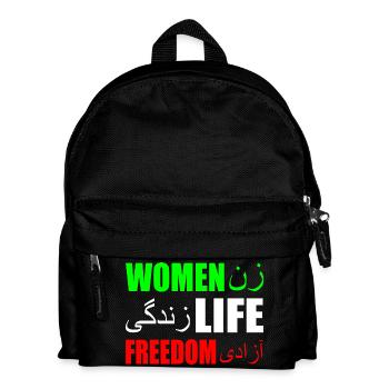 Women life freedom iran - Kinder Rucksack - Schwarz - Vorne