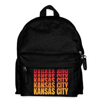 Kansas City Gradient Sequence - Kids' Backpack - black - Front