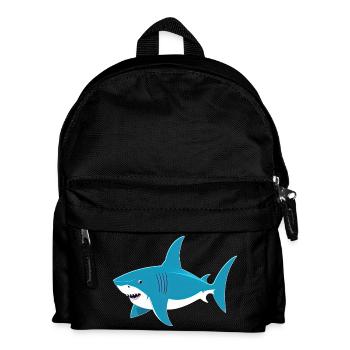 Shark - Kids' Backpack - black - Front
