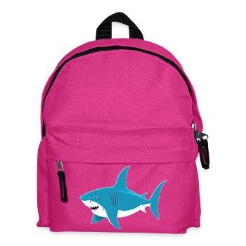 Shark - Kids' Backpack - fuchsia - Front