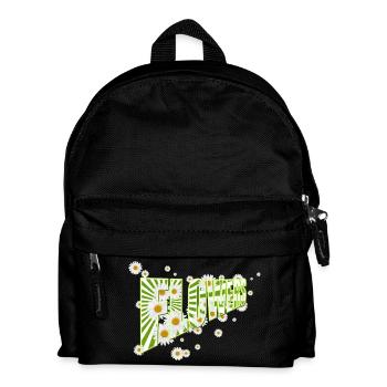 Flowers, daisies, daisies, nature, garden - Kids' Backpack - black - Front