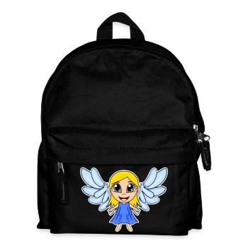 Engel Mädchen Flügel - Kinder Rucksack - Schwarz - Vorne