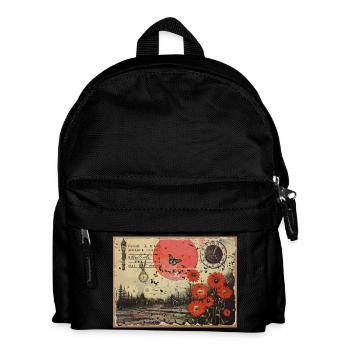 Vintage Picture - Kids' Backpack - black - Front