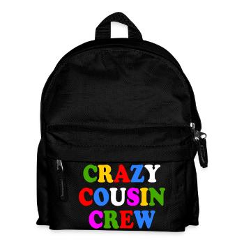 Crazy cousin crew - Sac à dos Enfant - noir - Devant