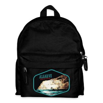 Algar dos Capitaes Höhle, Lagoa, Algarve - Kinder Rucksack - Schwarz - Vorne
