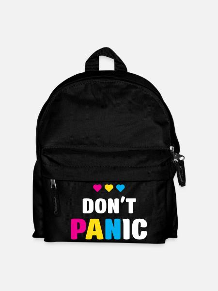 LGBT Pride Month - Keine Panik - Kinder Rucksack - Schwarz