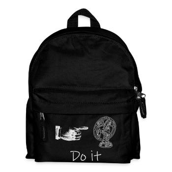 Finger and fan - Kids' Backpack - black - Front