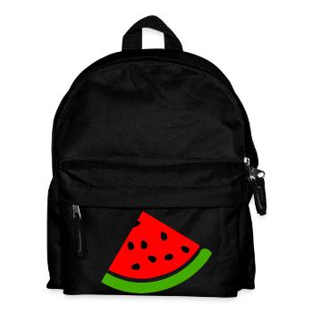 Watermelon Melon - Kids' Backpack - black - Front