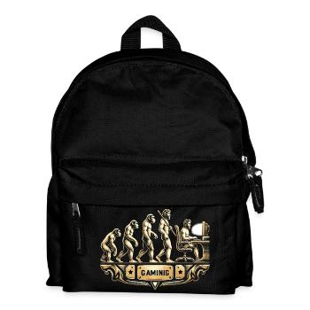 Evolution of Gaming Retro - Kids' Backpack - black - Front