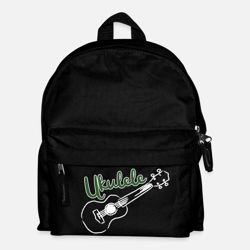 Ukulele - Music Lover - Kinder Rucksack - Schwarz