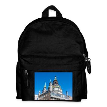 Notre Dame de Bon Secours Chapel, Montréal, Québec - Kinder Rucksack - Schwarz - Vorne