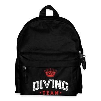 Diving Team - Kinder Rucksack - Schwarz - Vorne