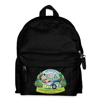A greenhouse will not run away - Kids' Backpack - black - Front
