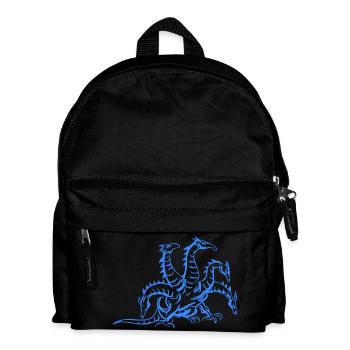 drache hydra - Kinder Rucksack - Schwarz - Vorne
