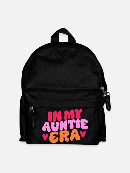 In My Auntie Era Statement - Kinder Rucksack - Schwarz