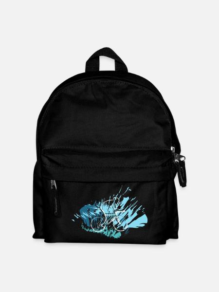 RIKELS Design: Biker Style 26 - Kinder Rucksack - Schwarz