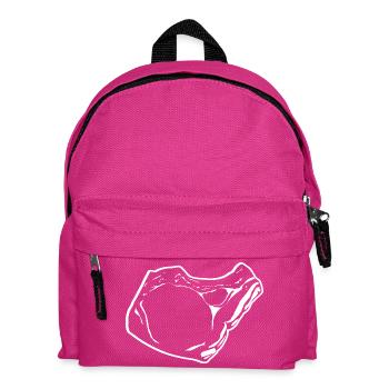 Steak Skizze - Kinder Rucksack - Fuchsia - Vorne