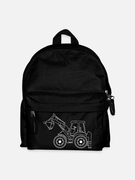 Excavator - Kids' Backpack - black