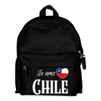 Ich liebe Chile, chilenischer Stolz - Kinder Rucksack - Schwarz - Vorne