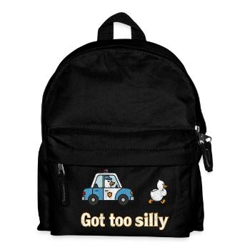 Drôle d’oie est devenu trop idiot jeu de mots humour mème - Sac à dos Enfant - noir - Devant
