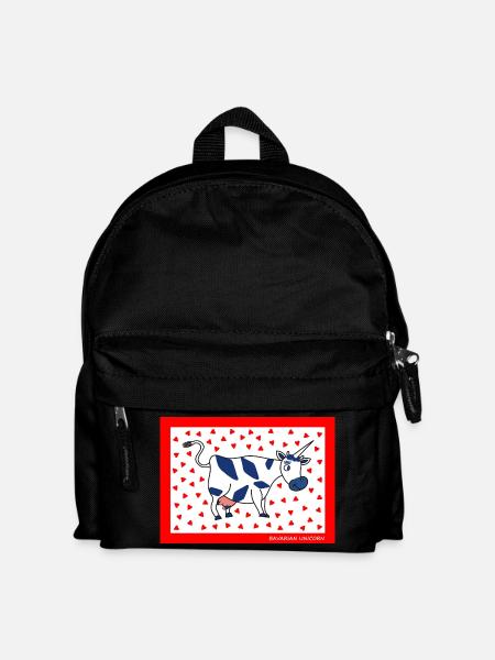 BAVARIAN UNICORN - Hearts - Kids' Backpack - black