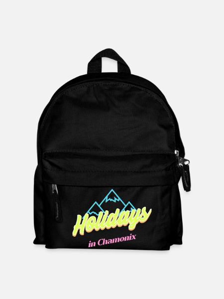 80's Hliday in Chamonix - Kids' Backpack - black