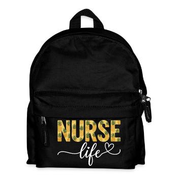 Infirmière, Vie d’infirmière - Sac à dos Enfant - noir - Devant