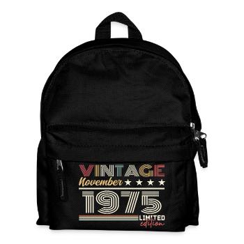 November 1975 - Kinder Rucksack - Schwarz - Vorne