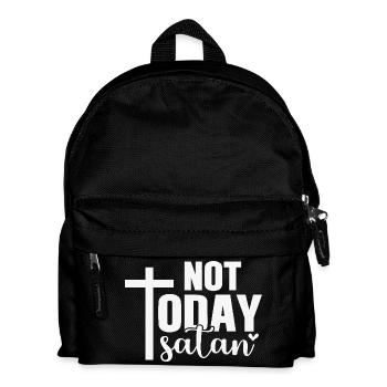 Not Today Satan - Kids' Backpack - black - Front