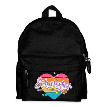 sister - Kids' Backpack - black - Front