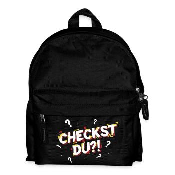 Do you check?! - Funny youth word / youth language - Kids' Backpack - black - Front
