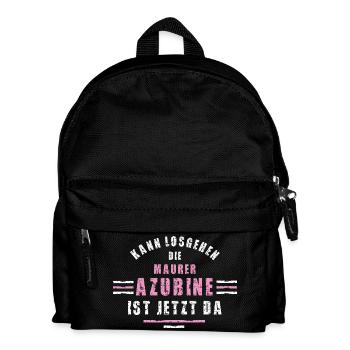 Bricklayer Trainee Apprenticeship Bricklayer - Kids' Backpack - black - Front