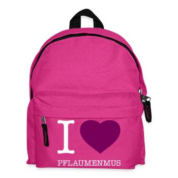 J’adore la confiture de prunes - Sac à dos Enfant - fuchsia - Devant